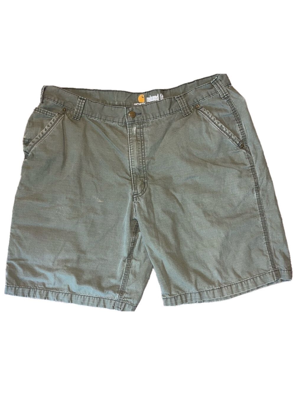 Carhartt Ripstop Shorts Men Size 40 Workwear Relaxed Baggy - Picture 1 of 11